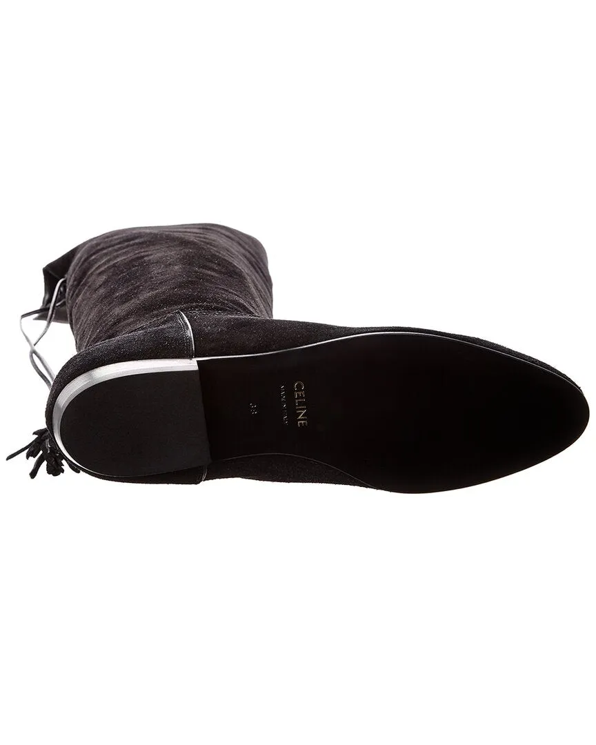 CELINE Chat Botte Suede Boot