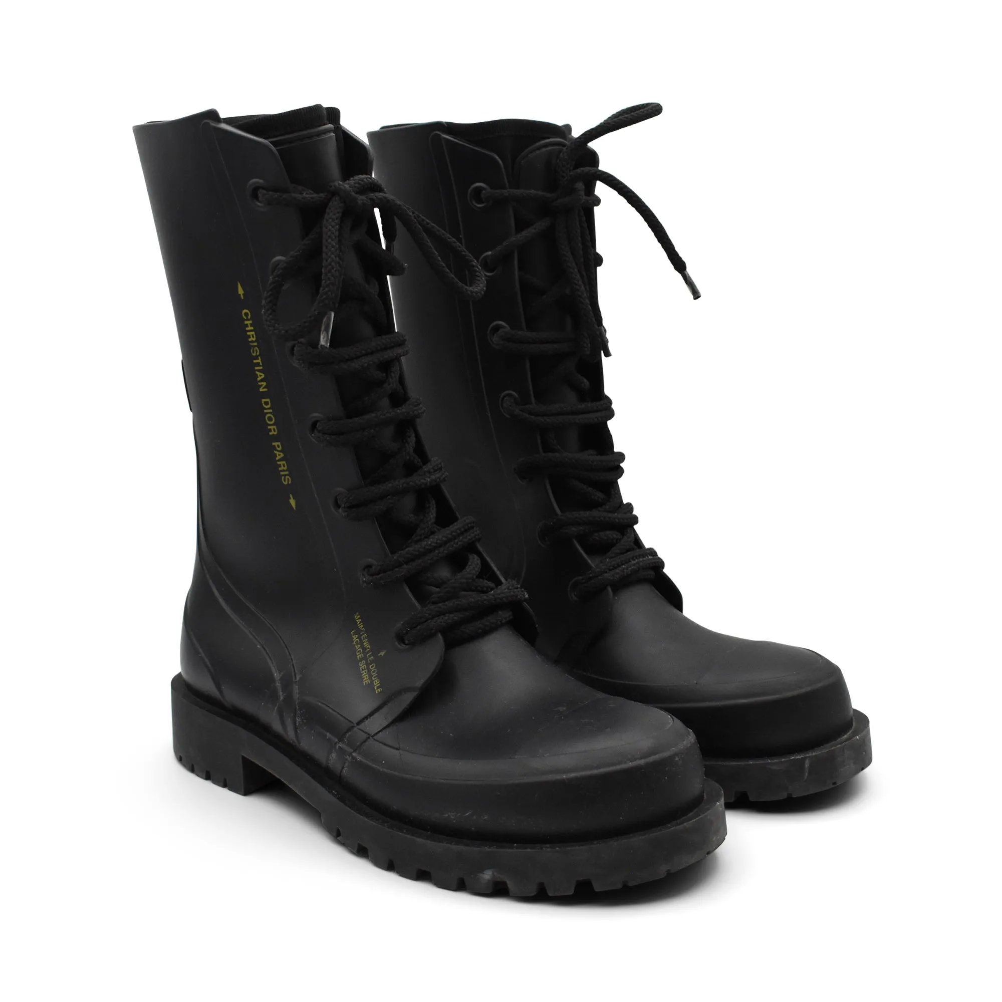 Christian Dior 'Dior Camp' Combat Boots - Women's 37