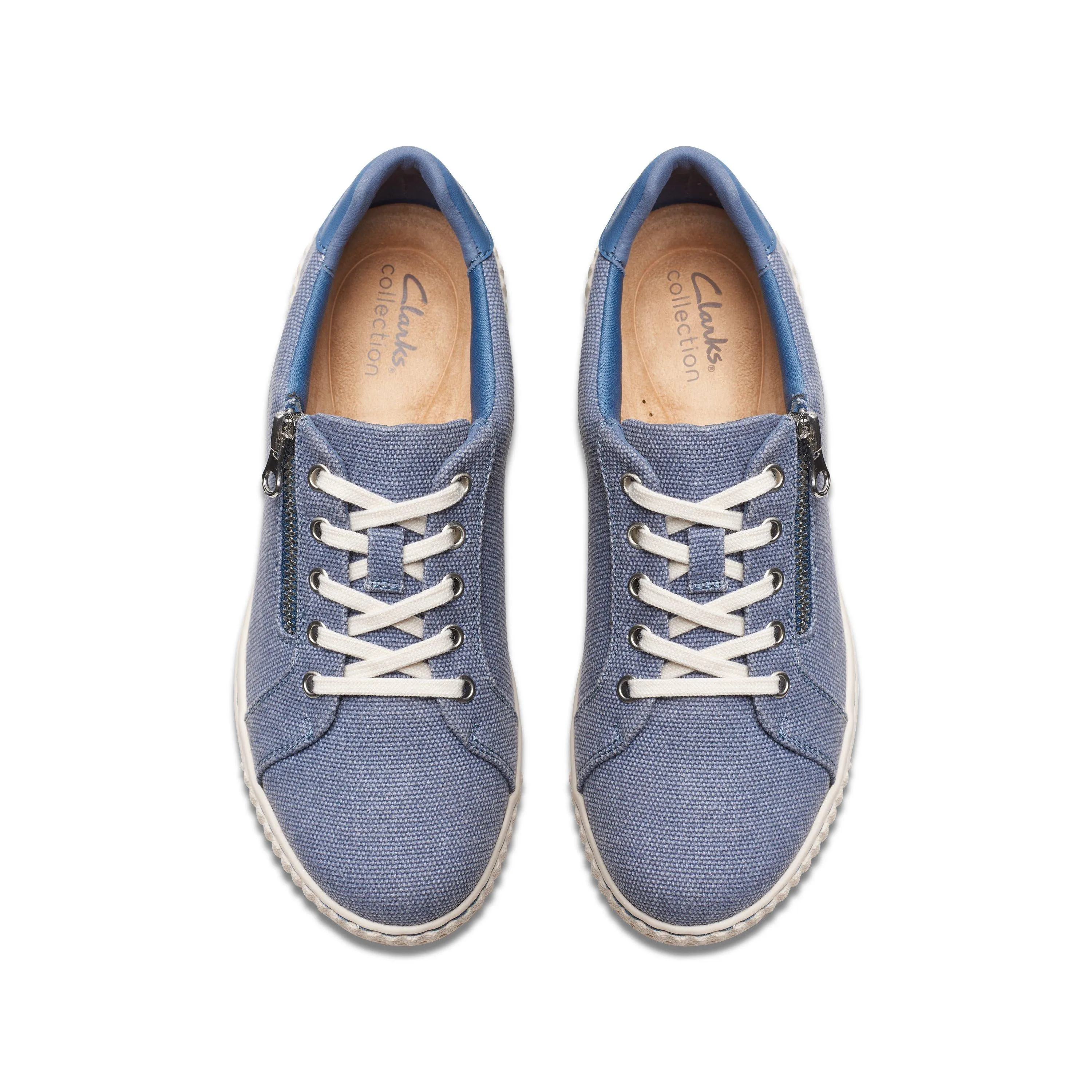 Clarks Caroline Echo in Denim Textile
