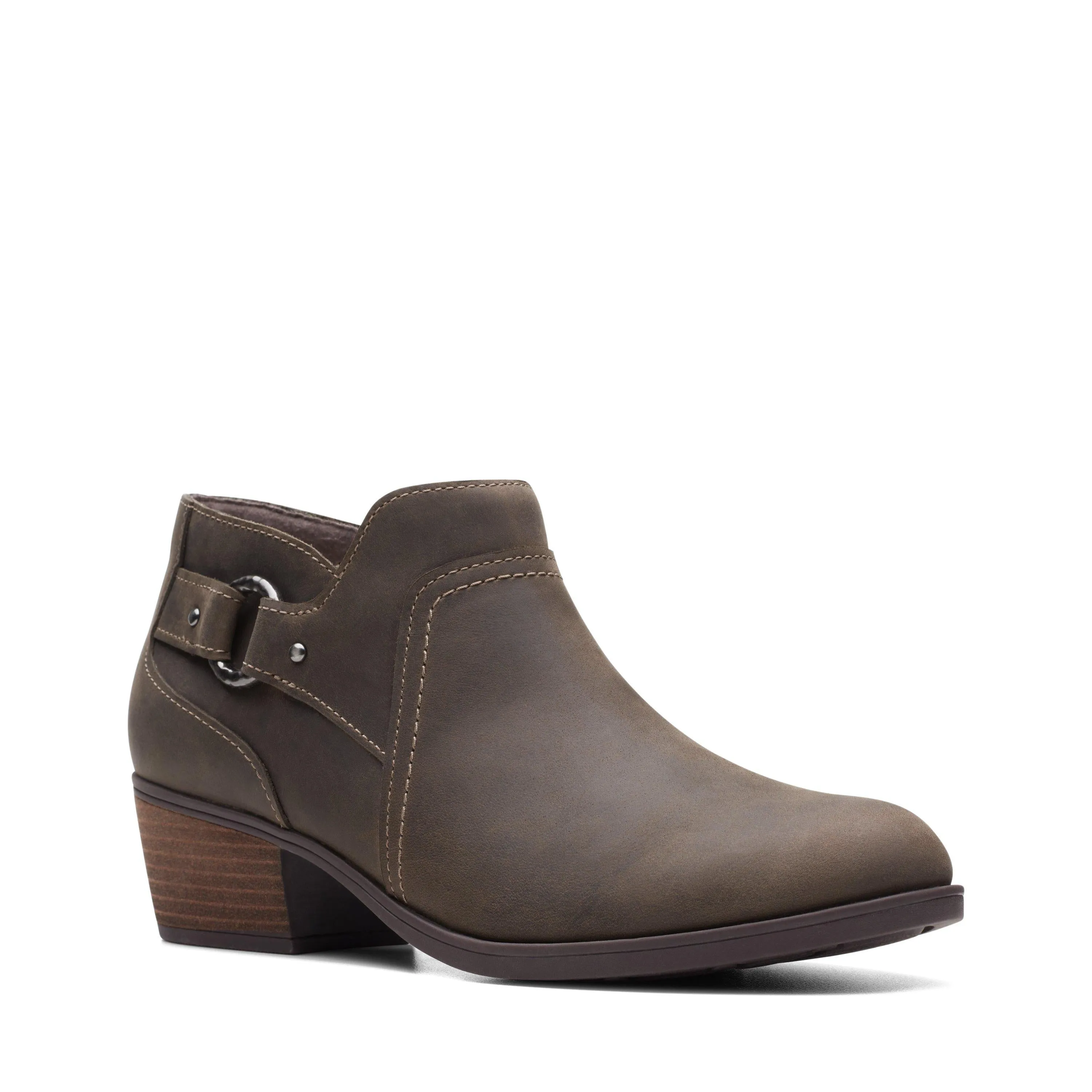 Clarks Charlten Grace in Brown Leather