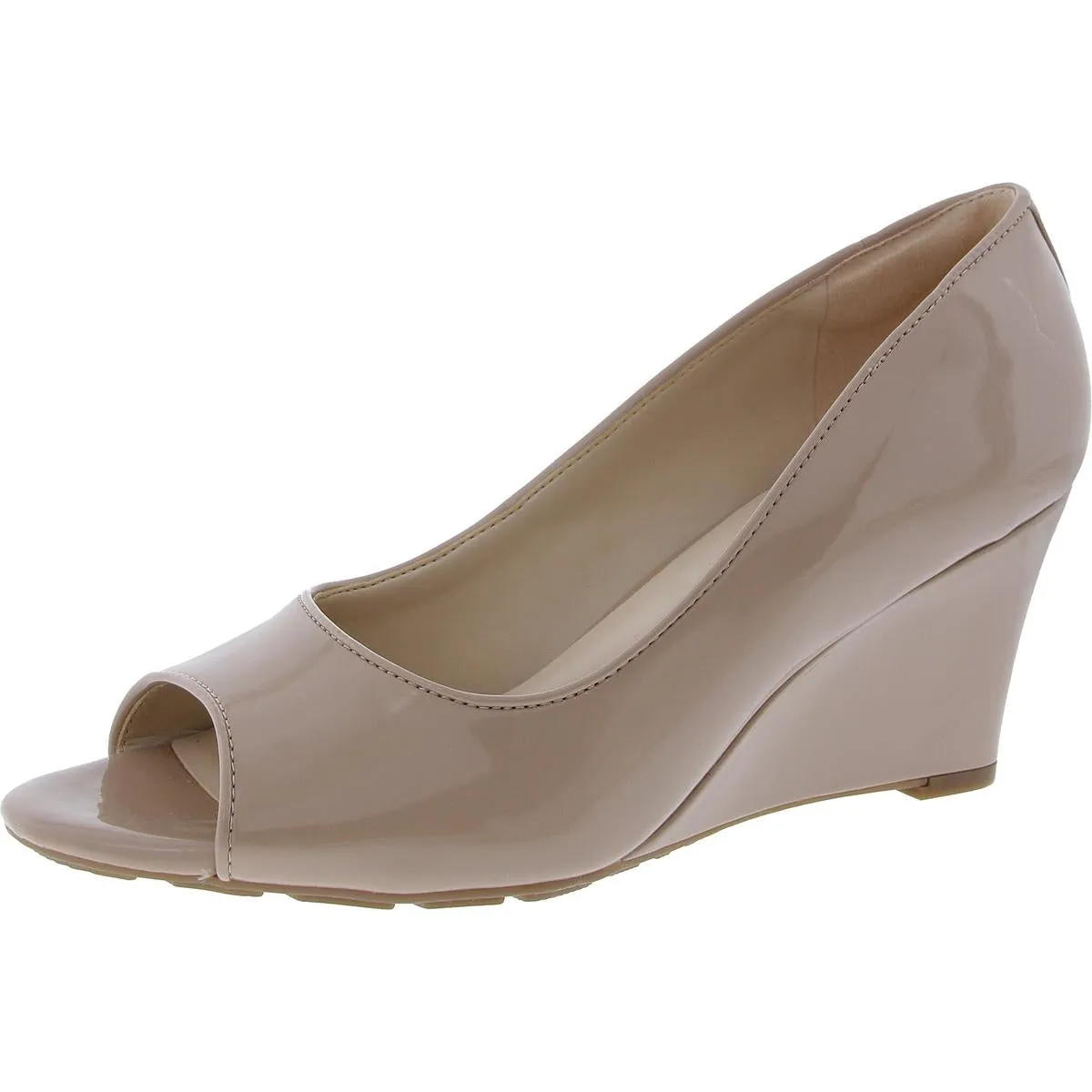 Coleen Womens Slip On Peep Toe Mary Janes