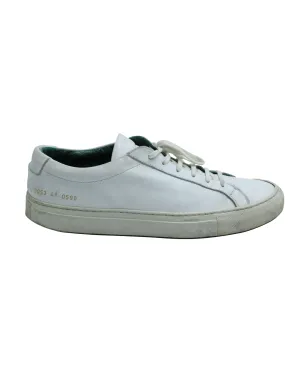 Common Projects Achilles Low Top Sneakers in White Leather
