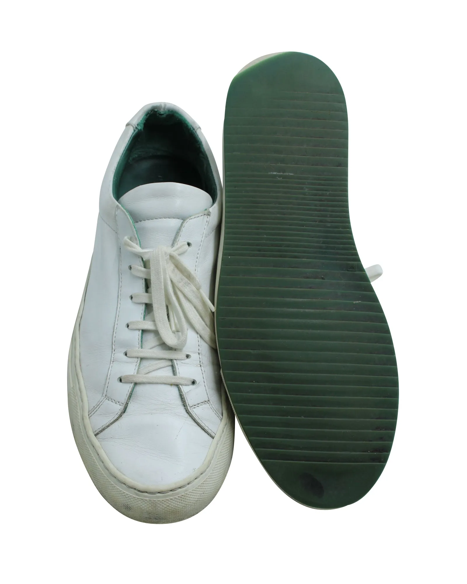 Common Projects Achilles Low Top Sneakers in White Leather
