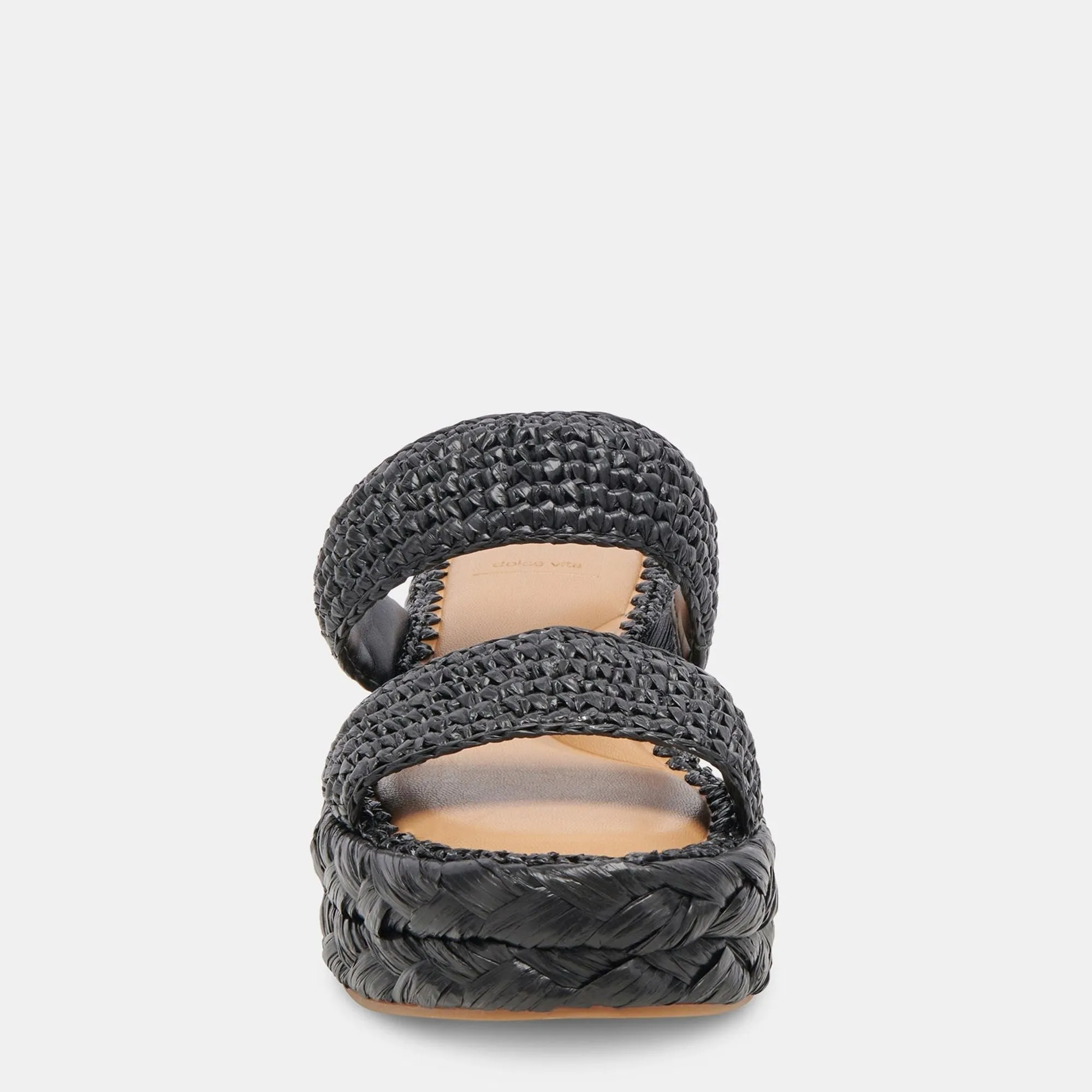 Corla Sandals Onyx Raffia