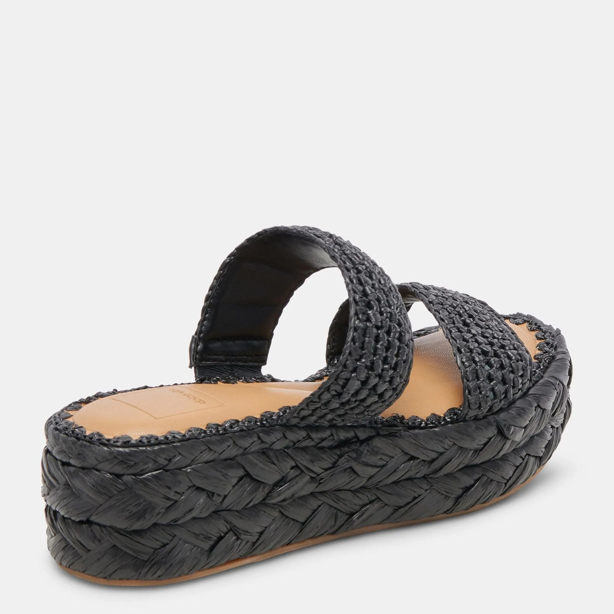 Corla Sandals Onyx Raffia