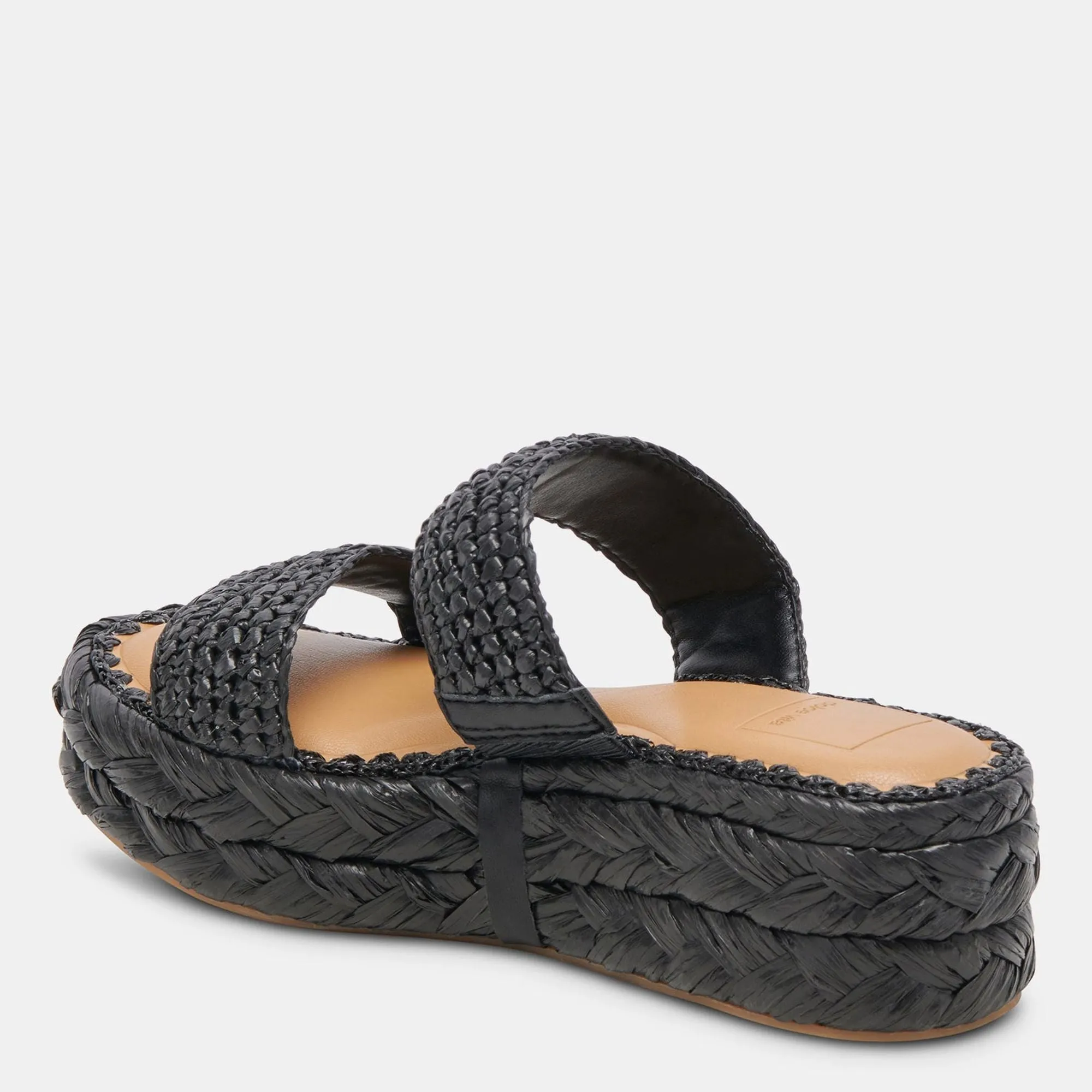 Corla Sandals Onyx Raffia