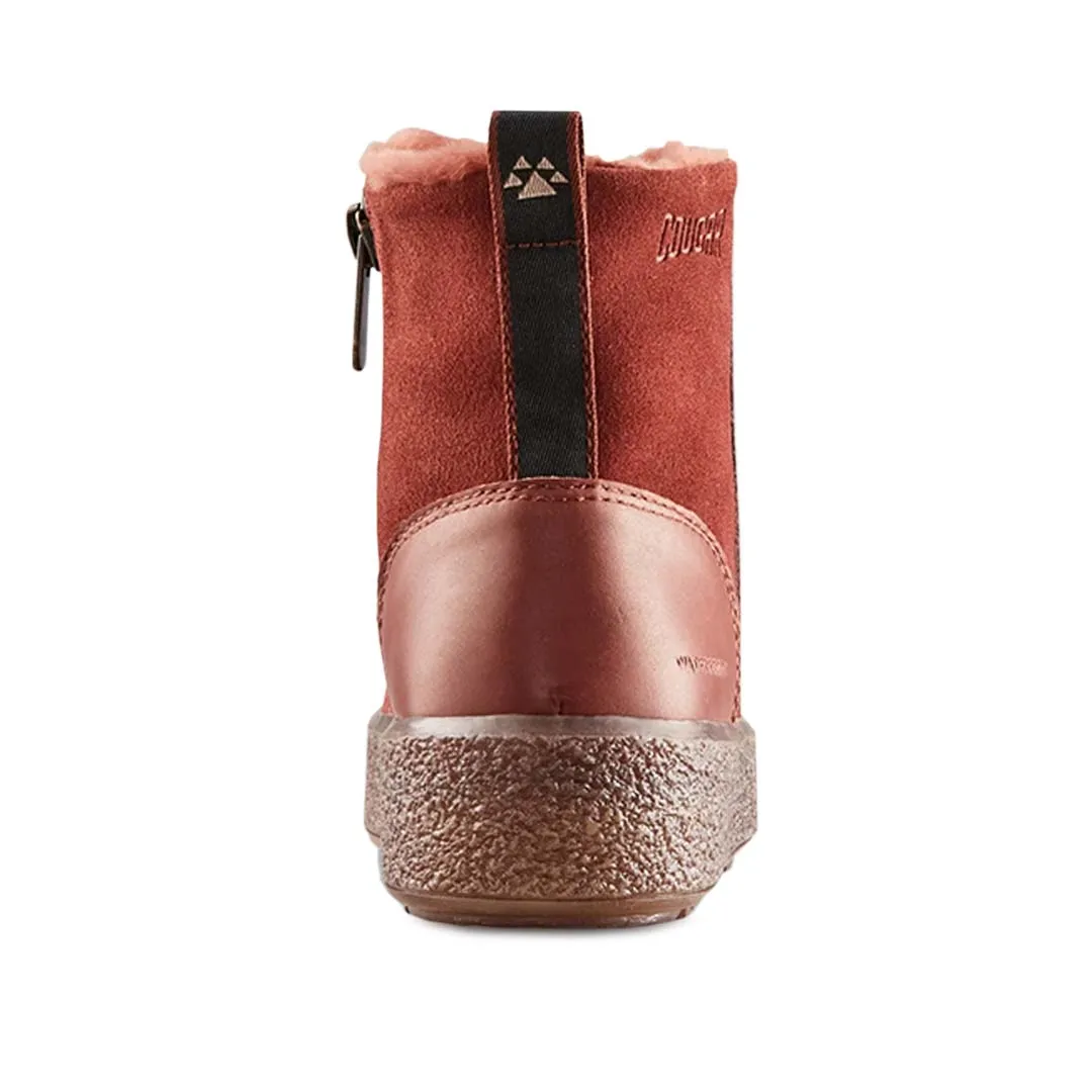 Cougar - Women's Broom Suede Genuine Lambswool Waterproof Winter Boots (BROOM-RUSSET)