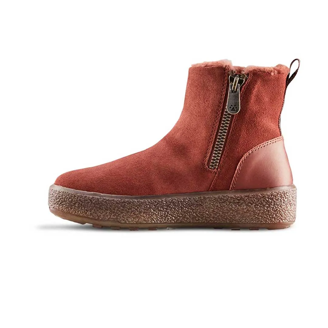 Cougar - Women's Broom Suede Genuine Lambswool Waterproof Winter Boots (BROOM-RUSSET)