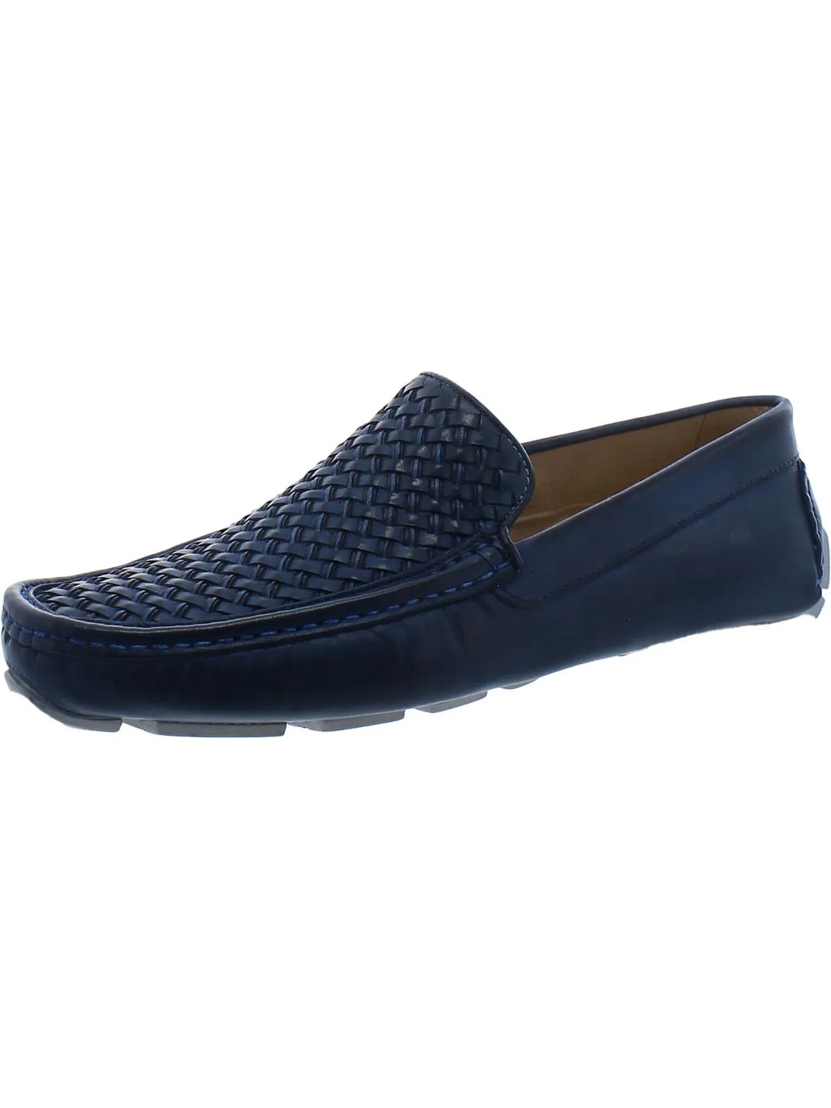 Damiano Mens Leather Loafer Driving Moccasins