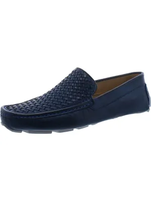 Damiano Mens Leather Loafer Driving Moccasins