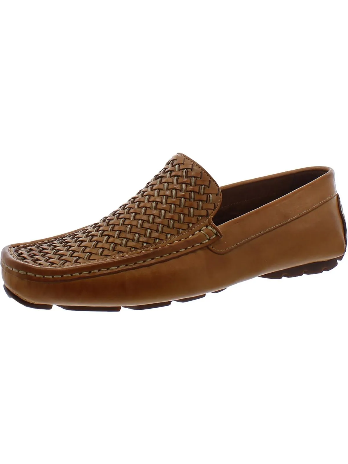 Damiano Mens Leather Loafer Driving Moccasins
