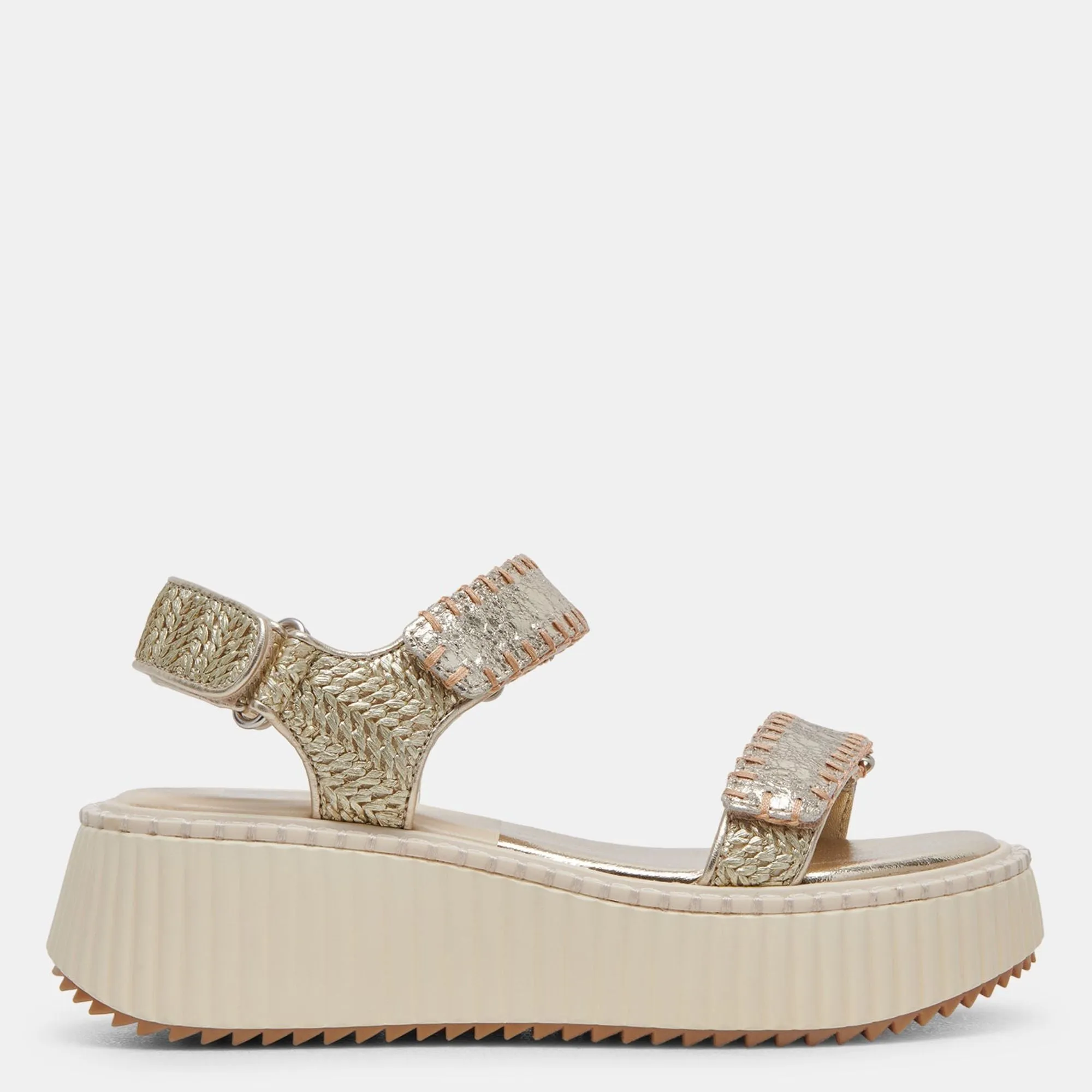 Debra Sandals Ivory Suede
