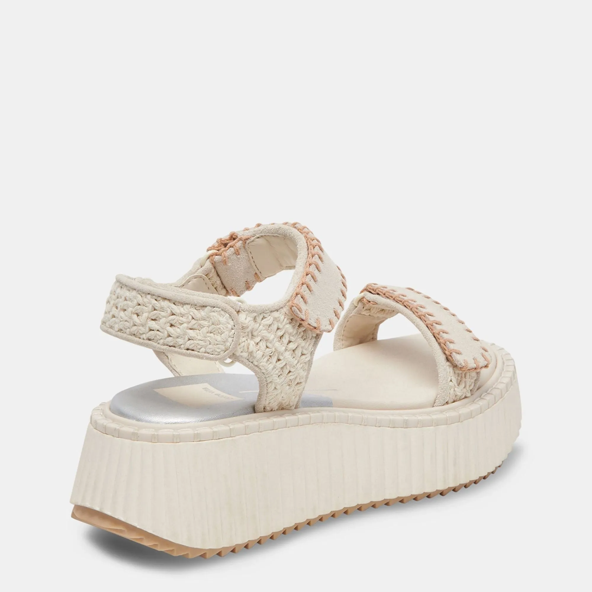 Debra Sandals Ivory Suede