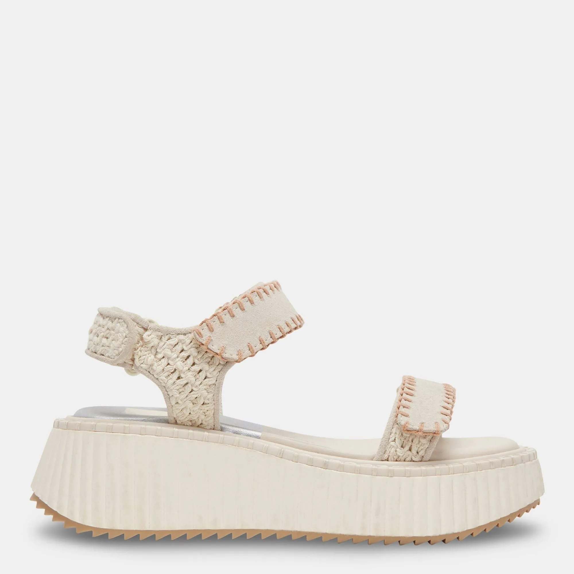 Debra Sandals Ivory Suede