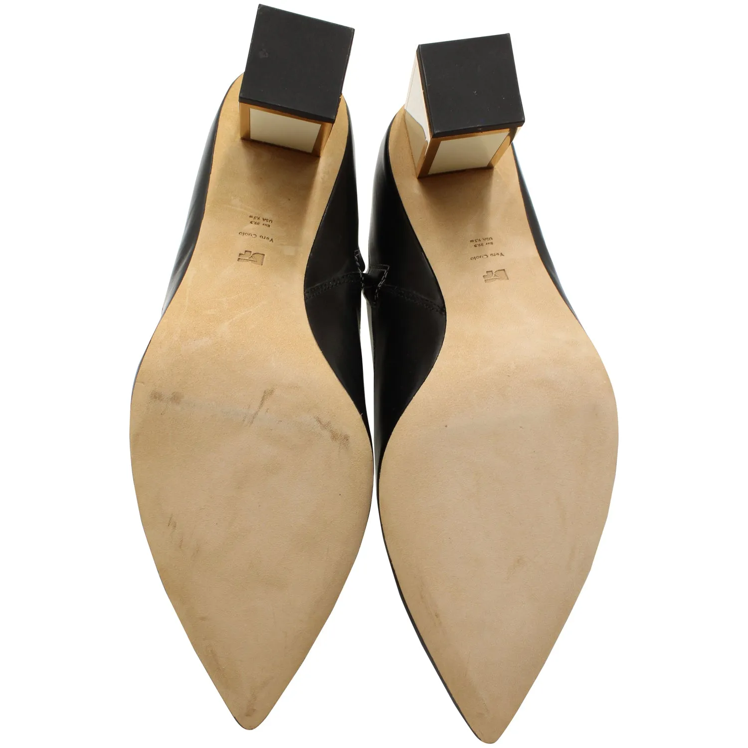 Diane Von Furstenberg Cainta Ankle Boots in White Leather