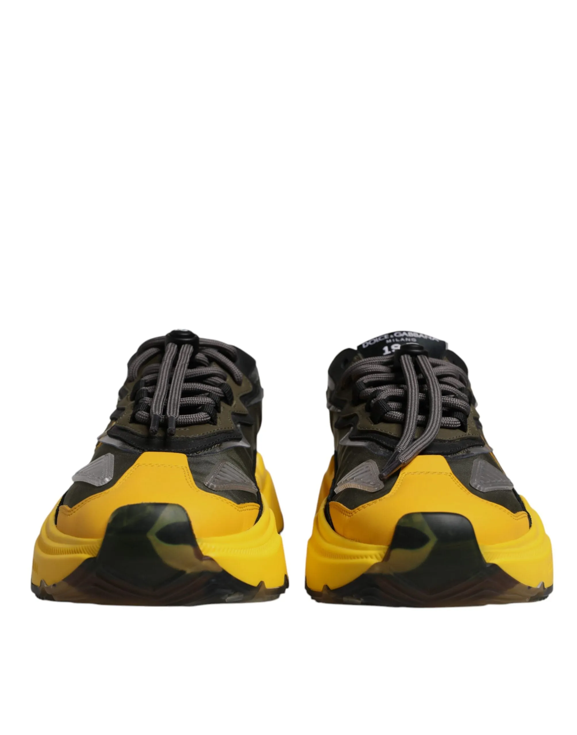 Dolce & Gabbana yellow Daymaster Low Top Sneaker Men's Shoes (Pre-Owned)