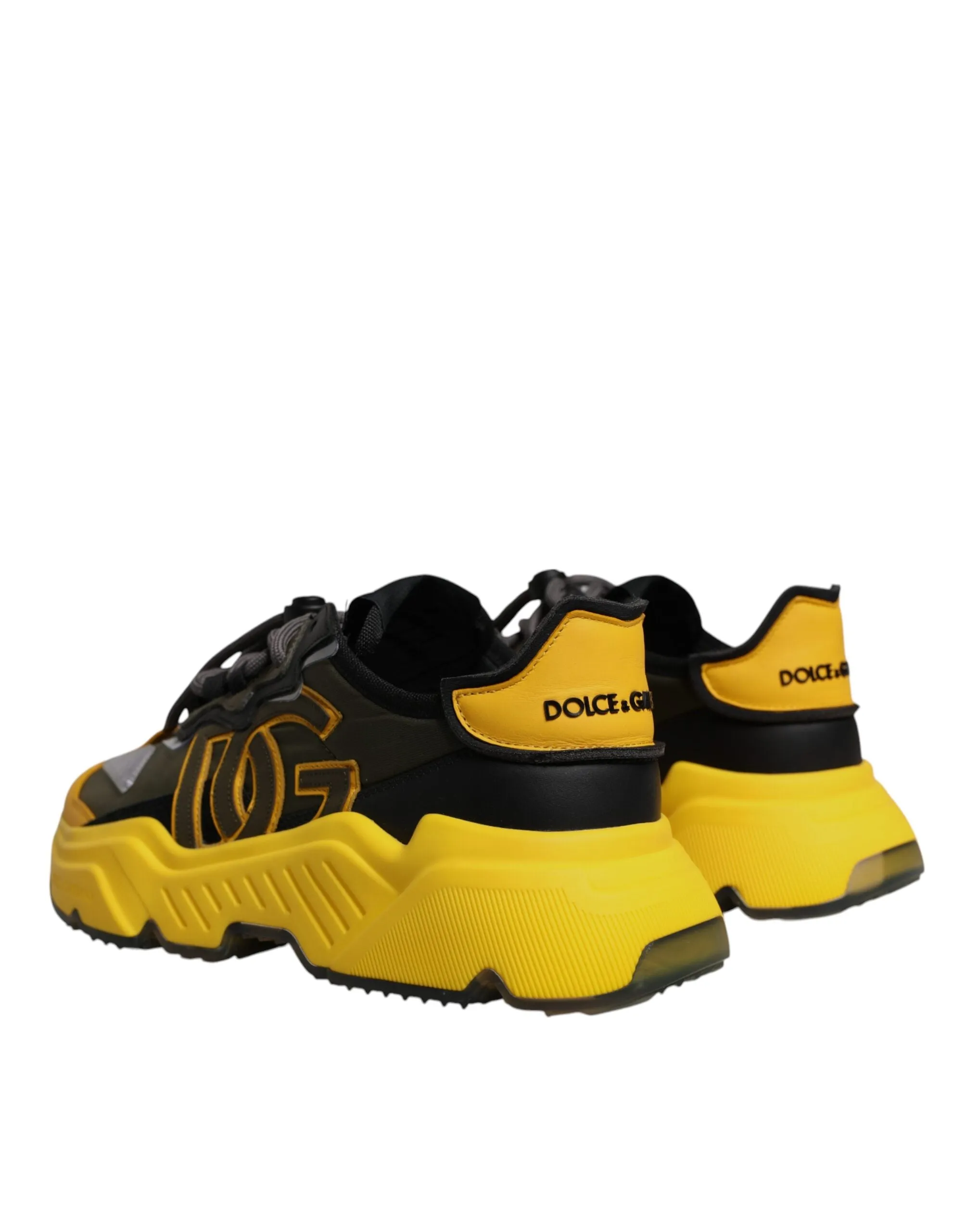 Dolce & Gabbana yellow Daymaster Low Top Sneaker Men's Shoes (Pre-Owned)