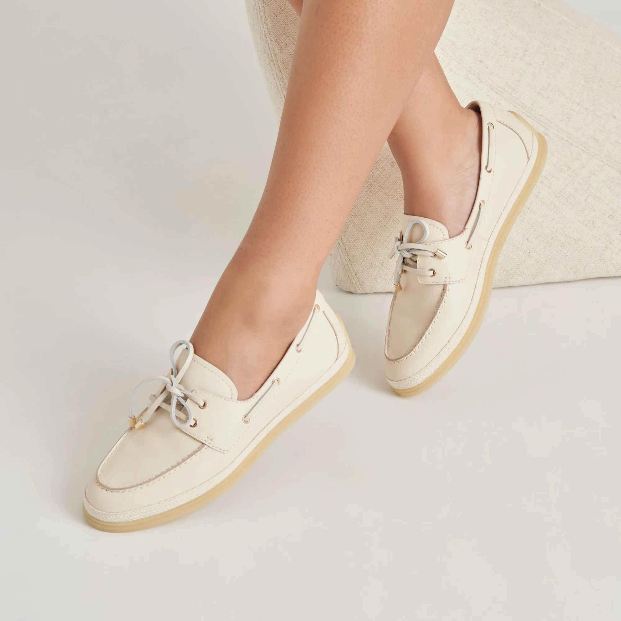 DORIS LOAFERS BONE LEATHER