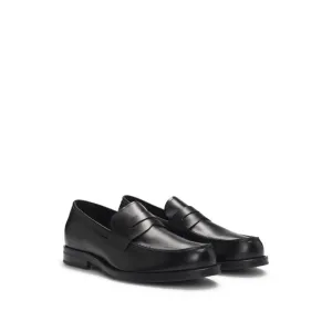 Dressletic slip-on penny loafers in leather