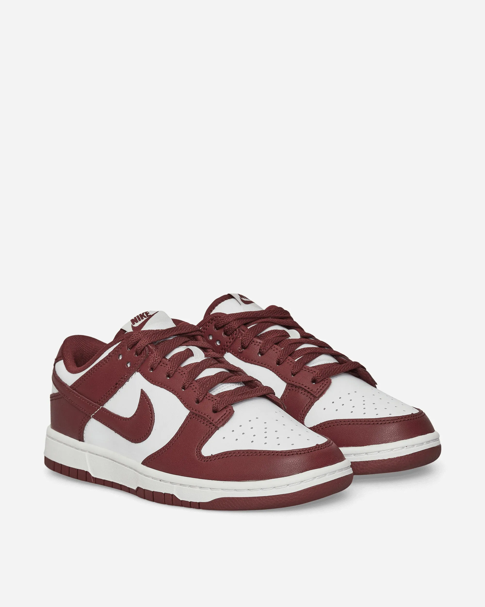 Dunk Low Retro Sneakers White / Redwood