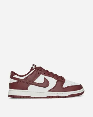 Dunk Low Retro Sneakers White / Redwood