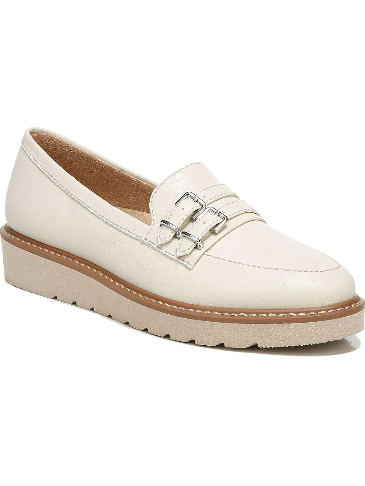 Eiffel Womens Faux Leather Slip On Fashion Loafers