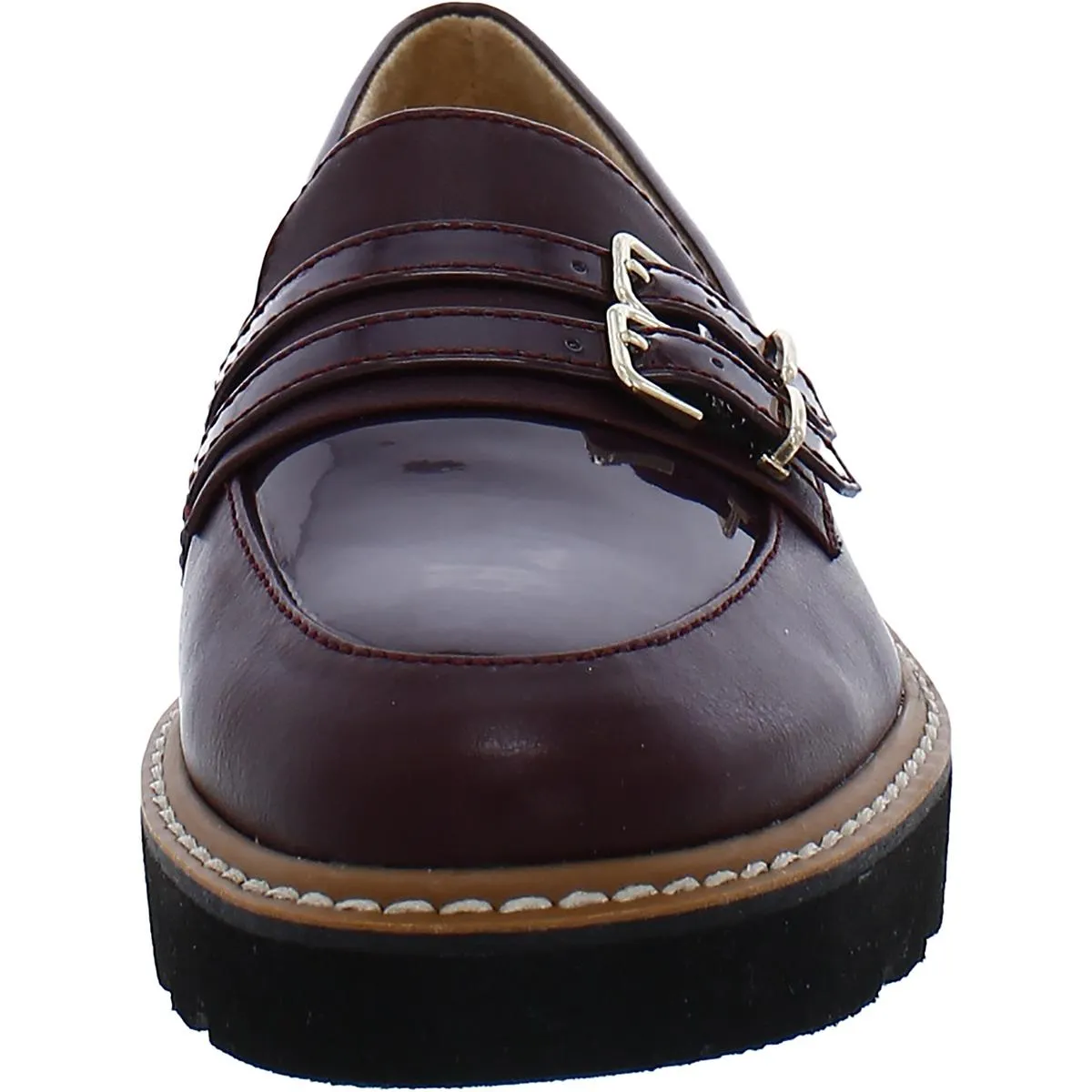 Eiffel Womens Faux Leather Slip On Fashion Loafers