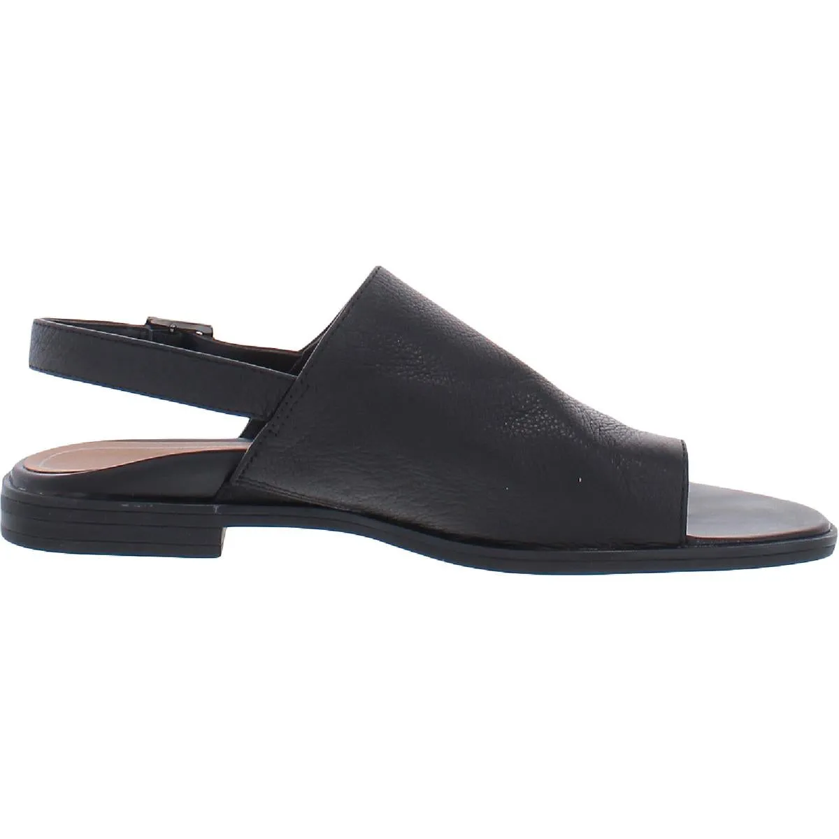 Ella Womens Leather Toe Loop Slingback Sandals
