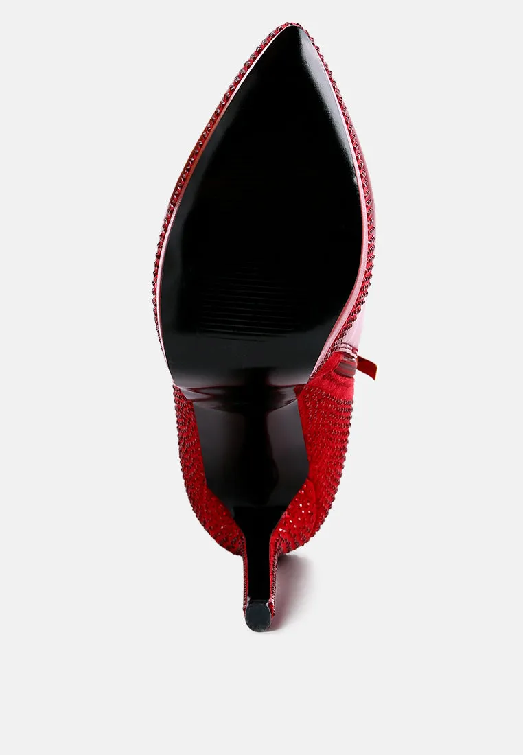 encanto high heeled ankle boots