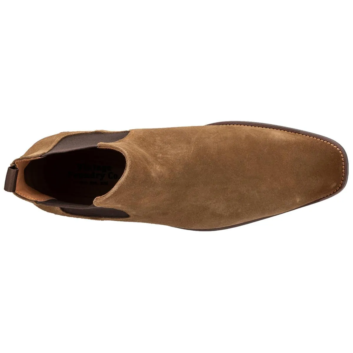 Evans Mens Suede Ankle Chelsea Boots