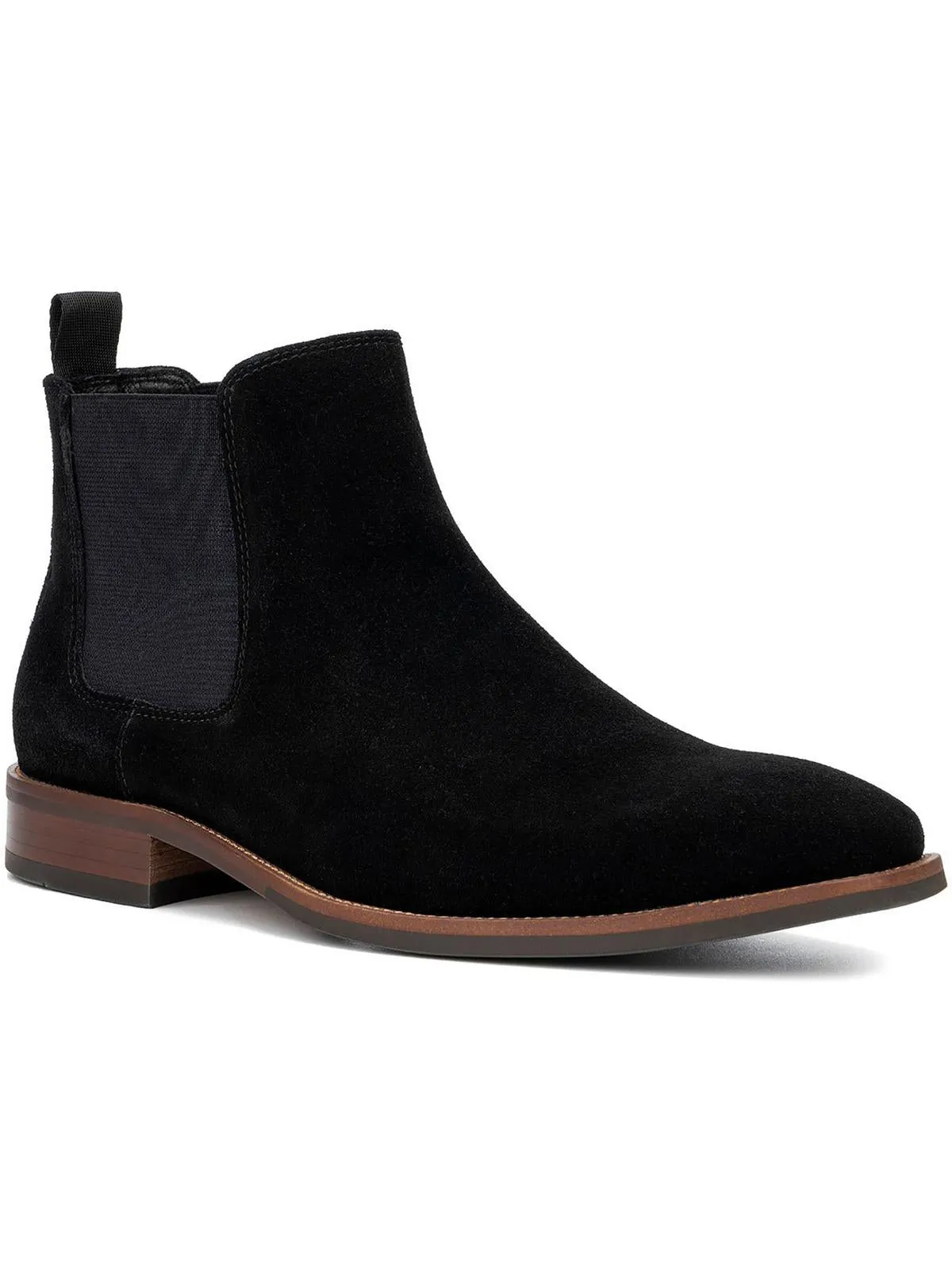 Evans Mens Suede Ankle Chelsea Boots
