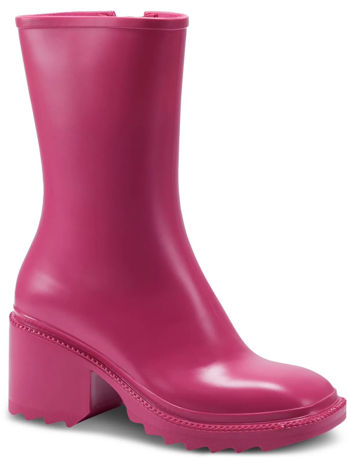 EverettP Womens Block Heel Square Toe Mid-Calf Boots