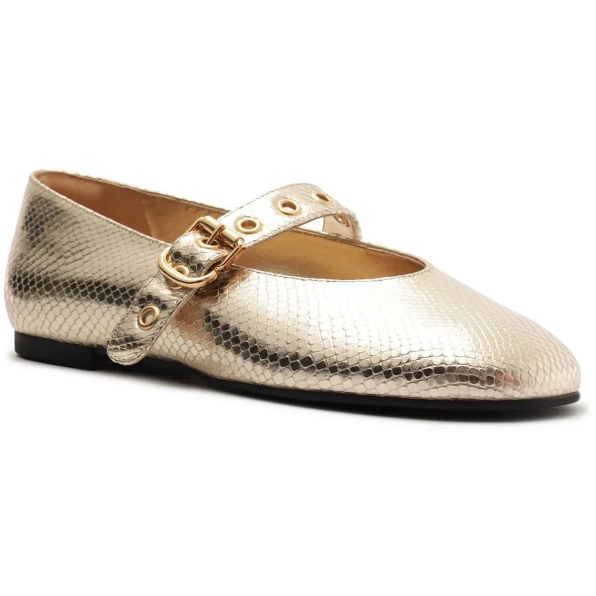 Fechado Womens Flats Round toe Mary Janes