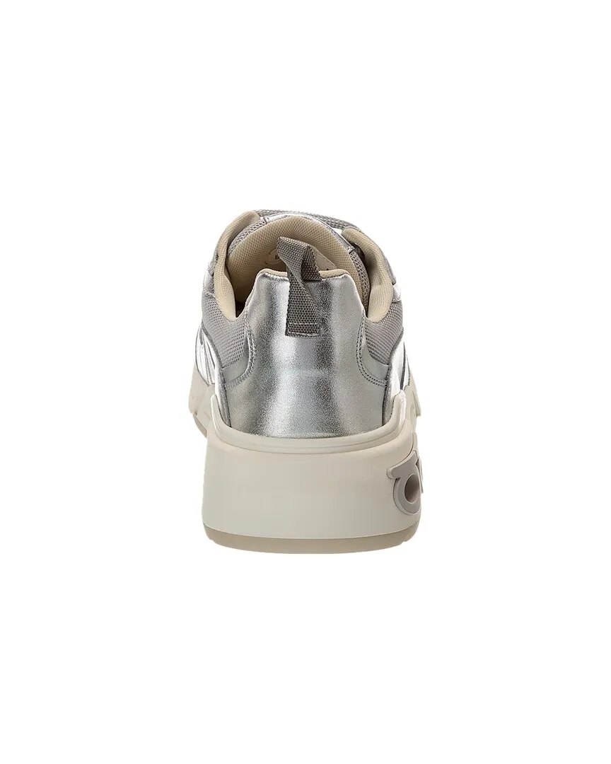 Ferragamo Cosma Lux Mesh & Leather Sneaker