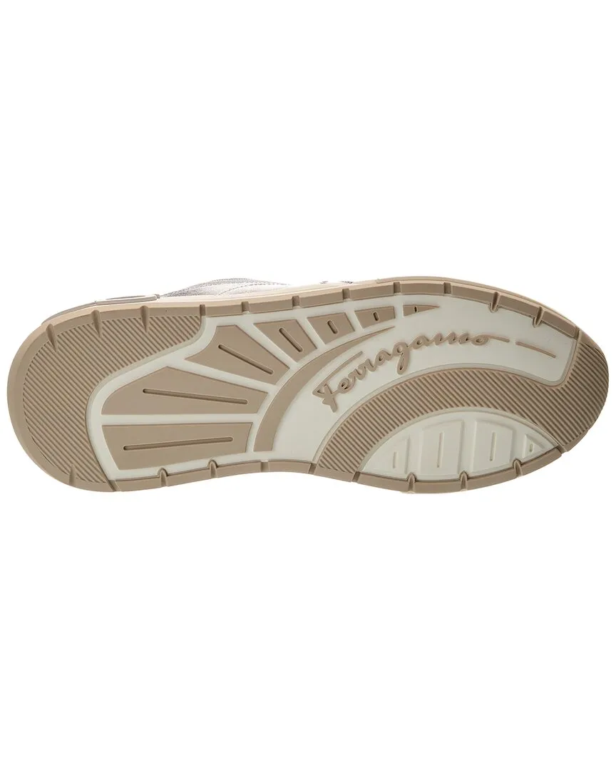 Ferragamo Cosma Lux Mesh & Leather Sneaker