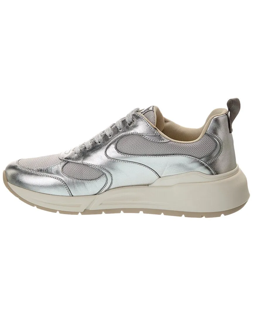 Ferragamo Cosma Lux Mesh & Leather Sneaker