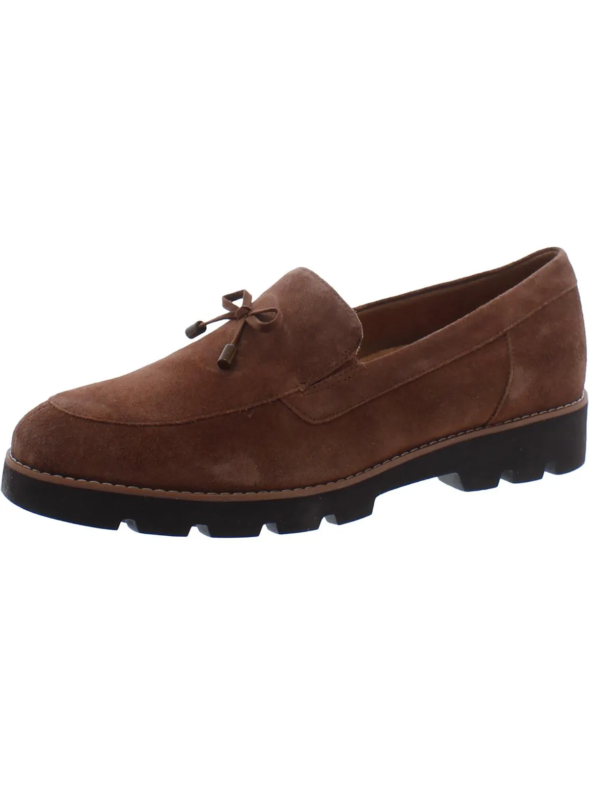 Finley Womens Suede Bow Loafers