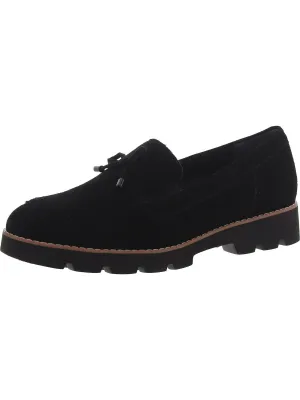 Finley Womens Suede Bow Loafers
