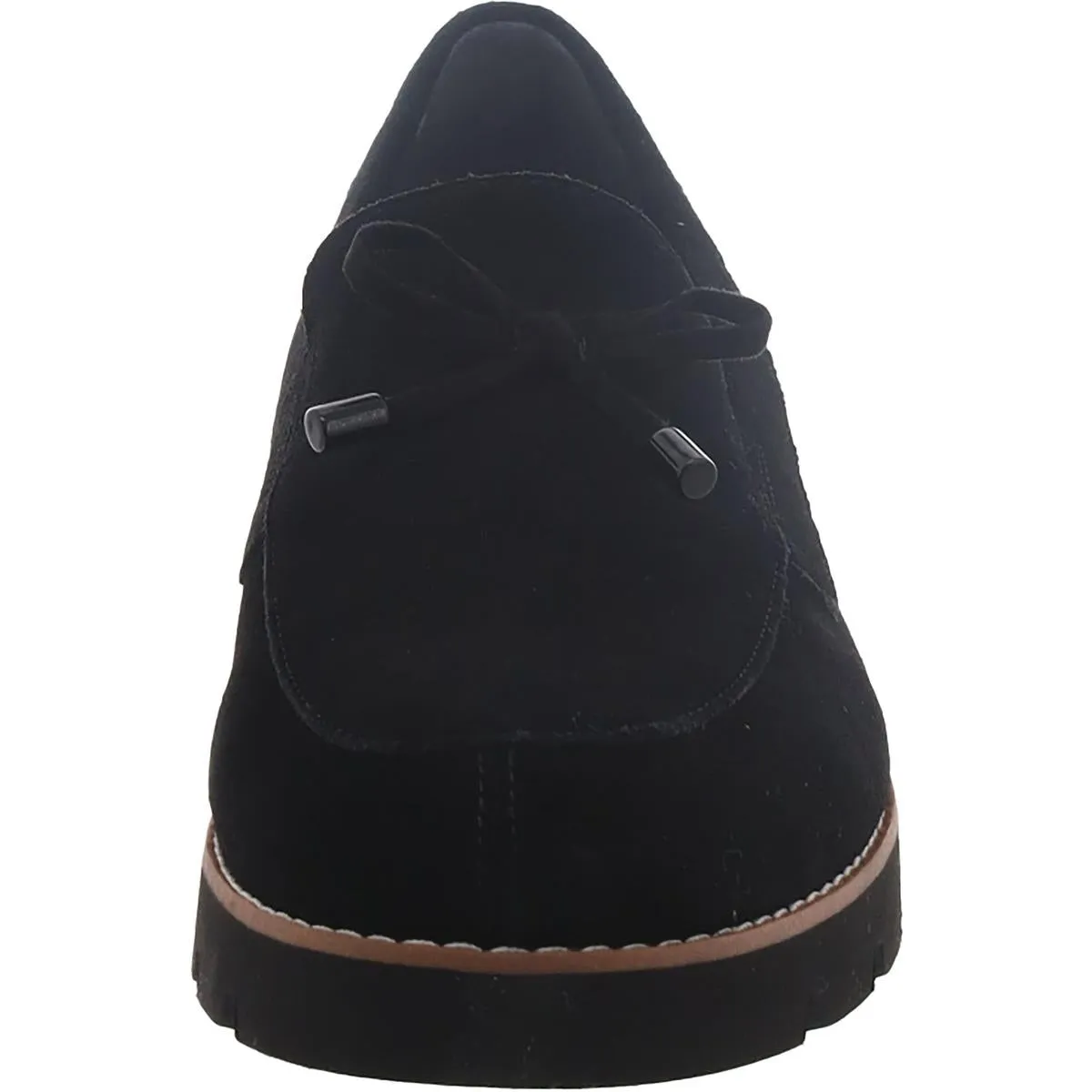 Finley Womens Suede Bow Loafers