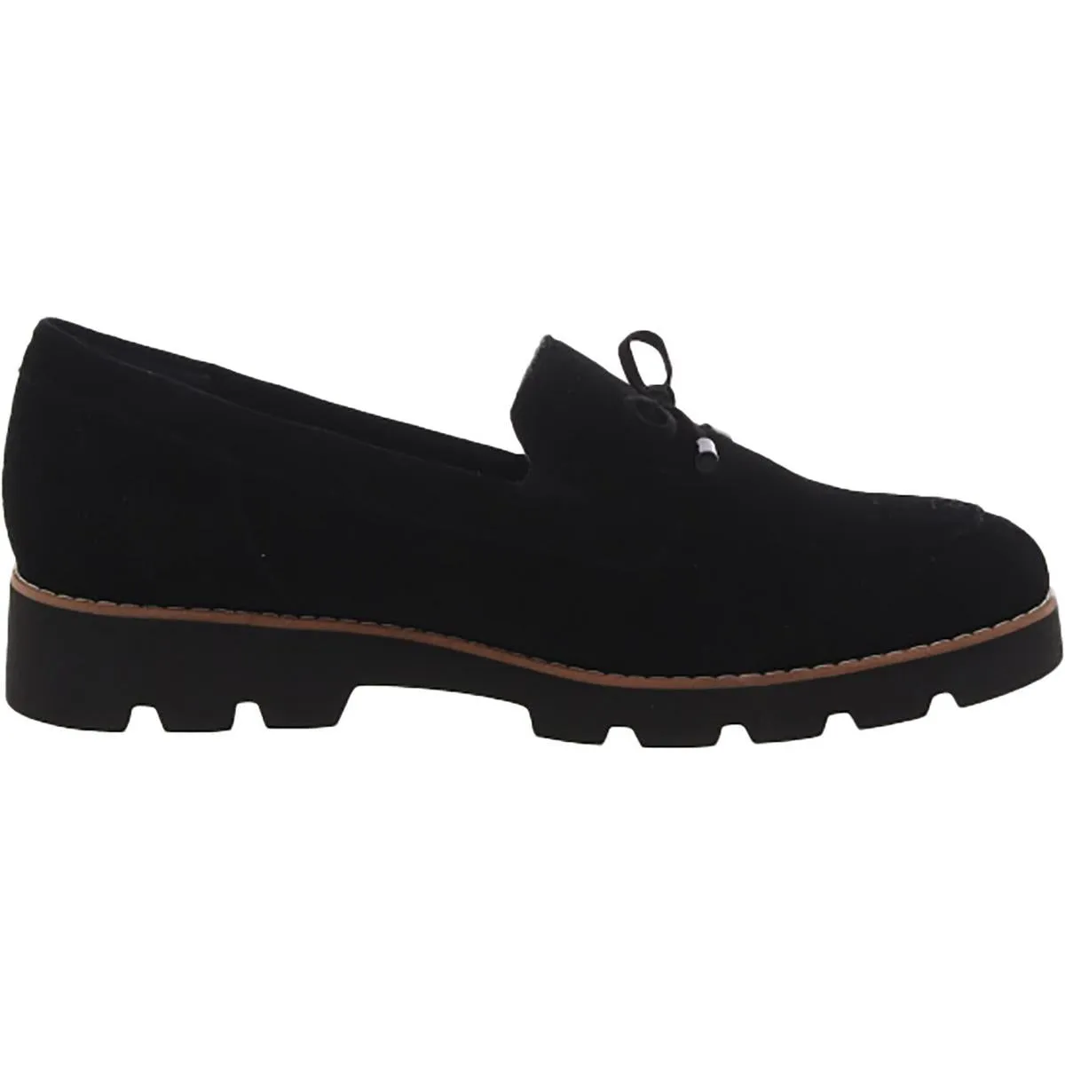 Finley Womens Suede Bow Loafers