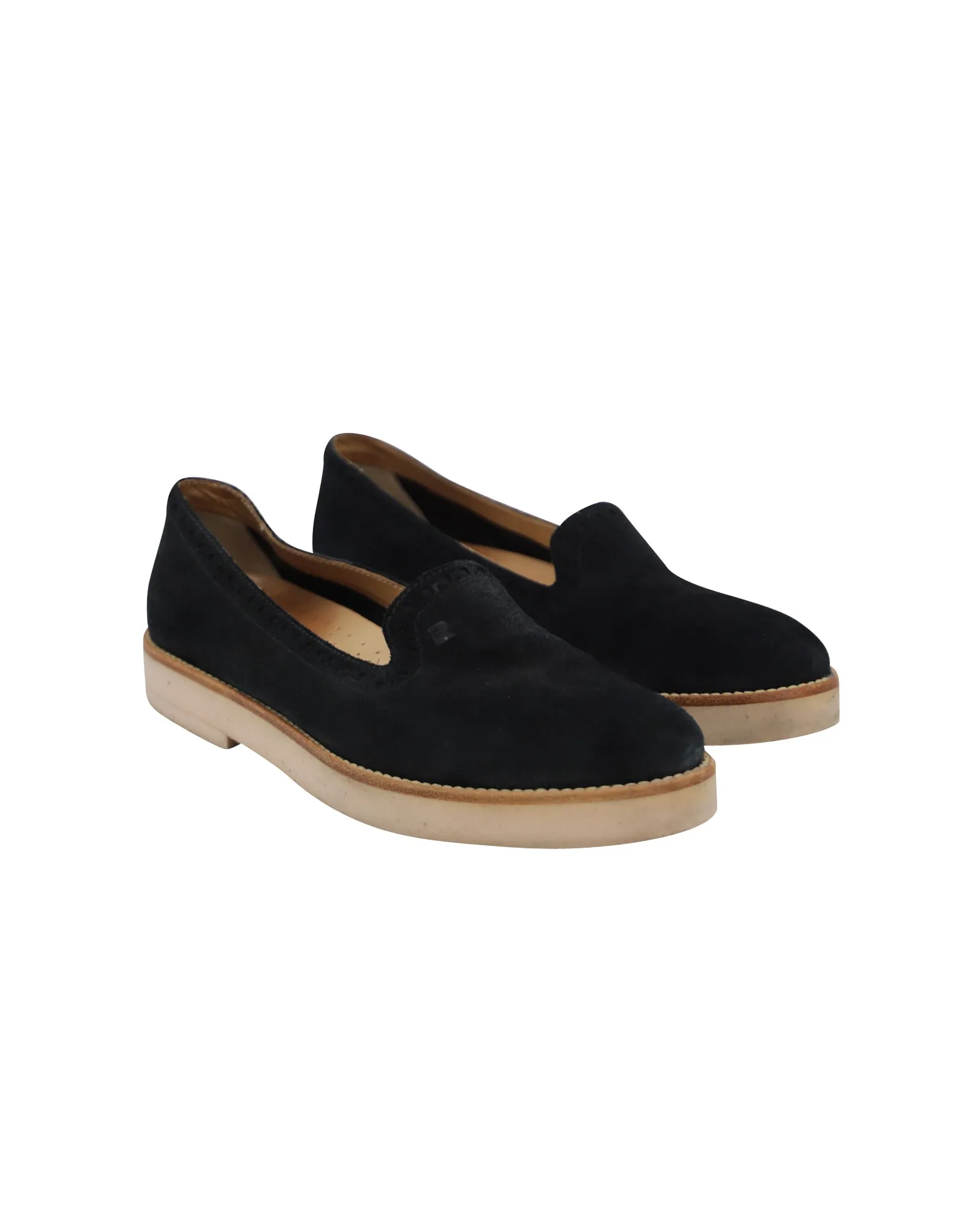 Fratelli Rossetti Loafers in Black Suede