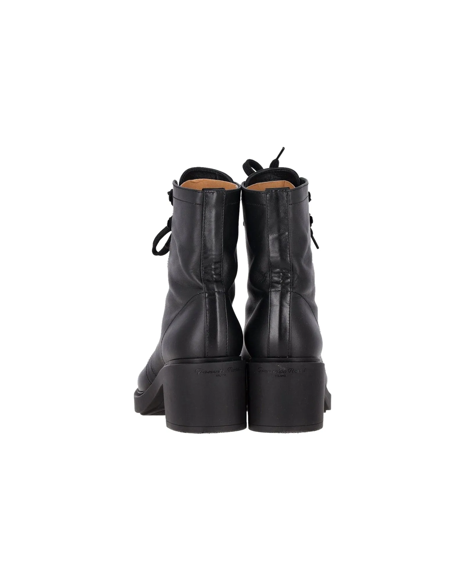 Gianvito Rossi Foster 45 Ankle Boots in Black Leather