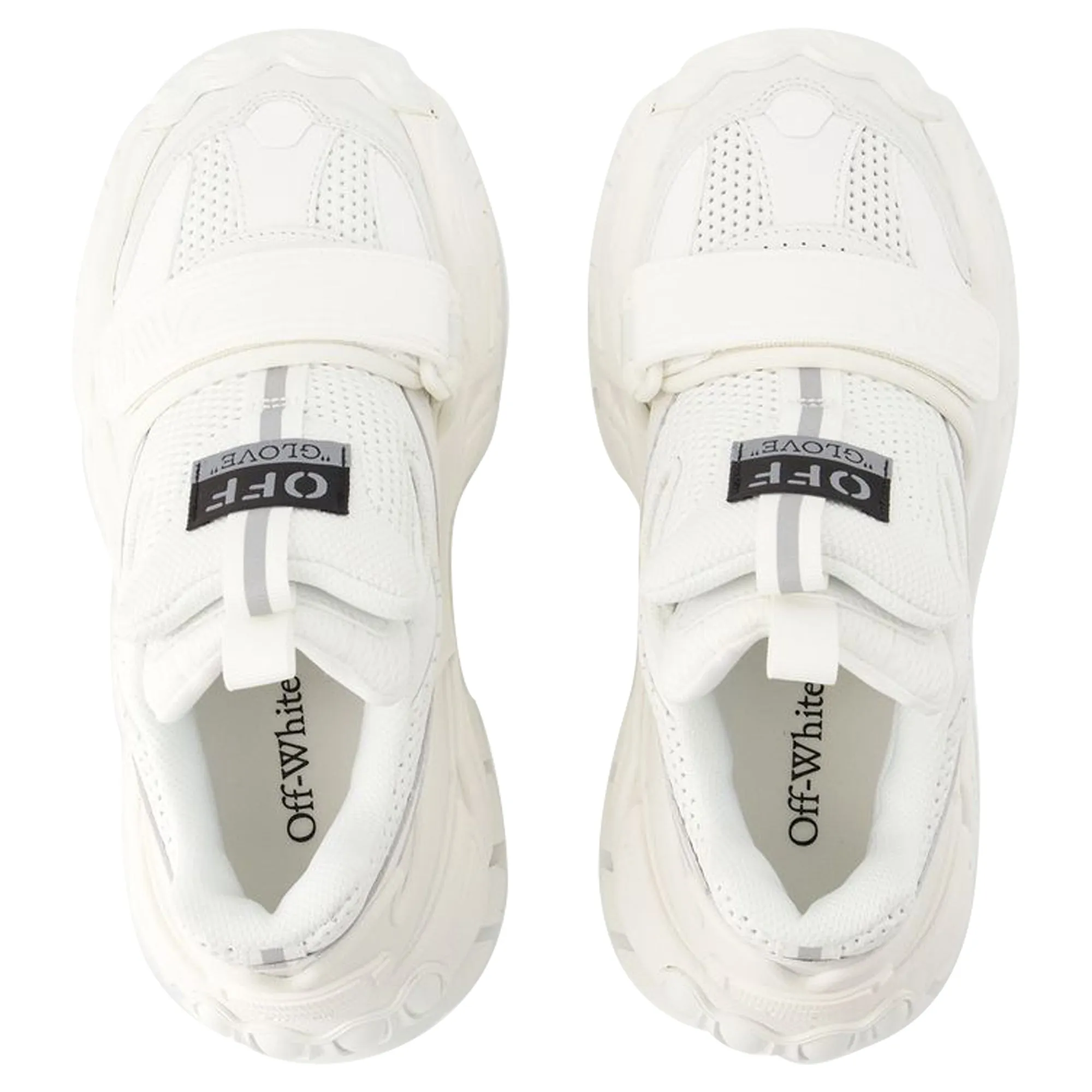 Glove Slip On Sneakers - Off White - Leather - W