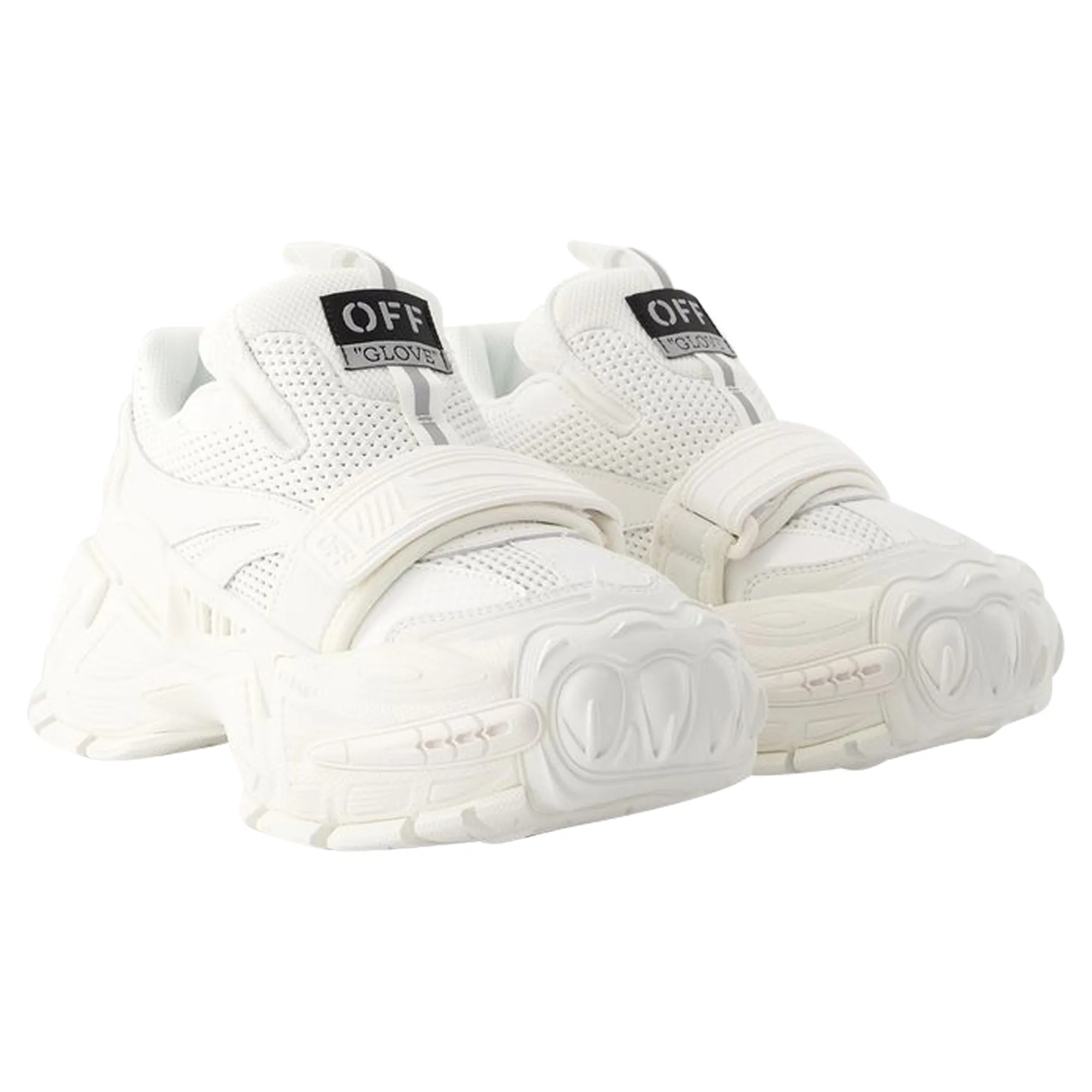 Glove Slip On Sneakers - Off White - Leather - W