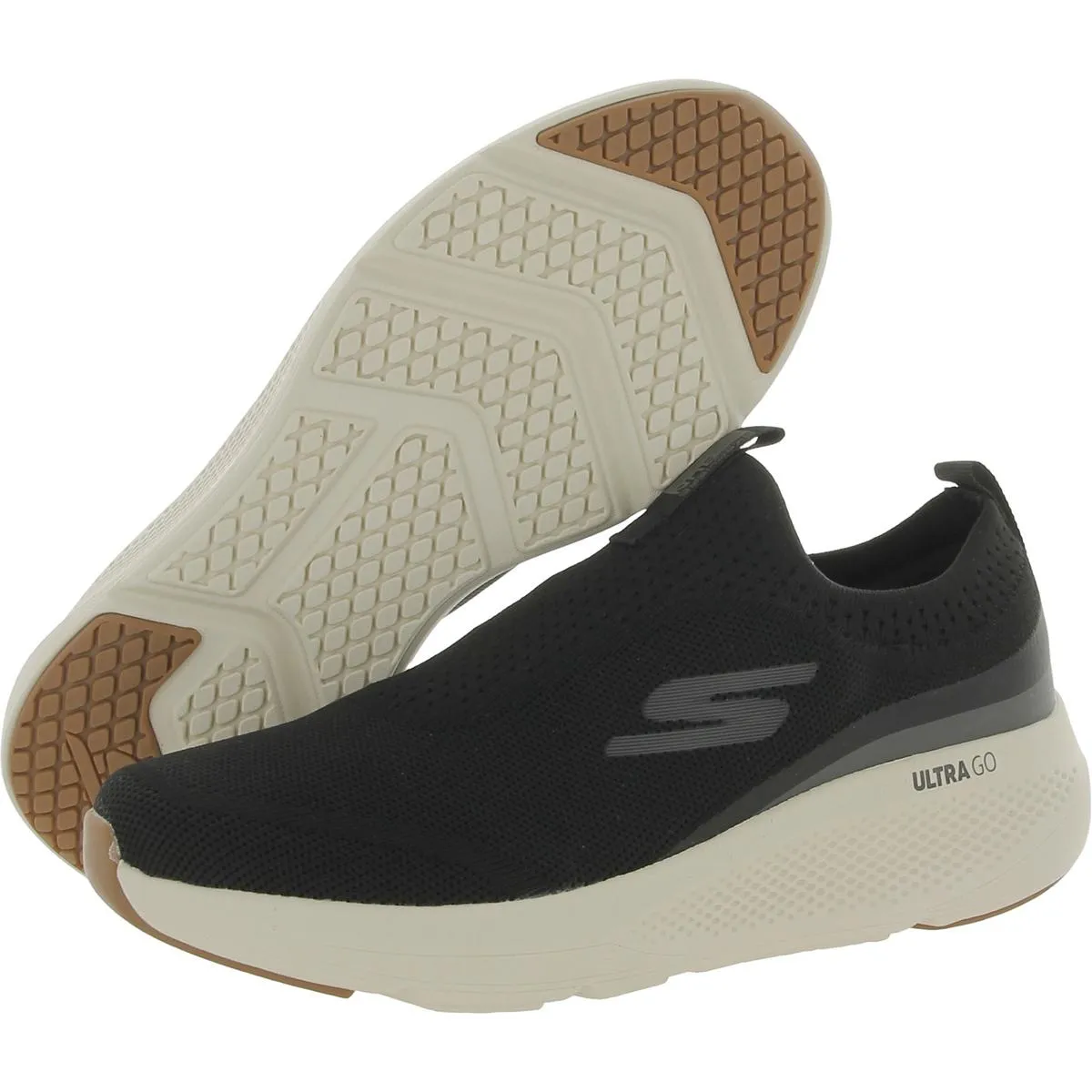 Go Run Elevate Mens Air-Cooled Lifestyle Slip-On Sneakers