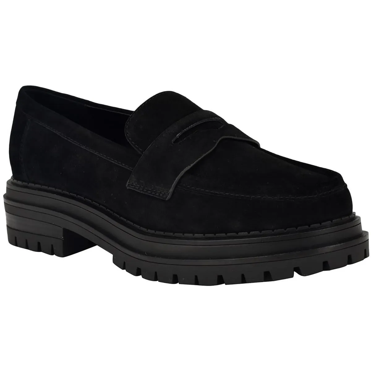 Grant Womens Patent Metallic Loafers