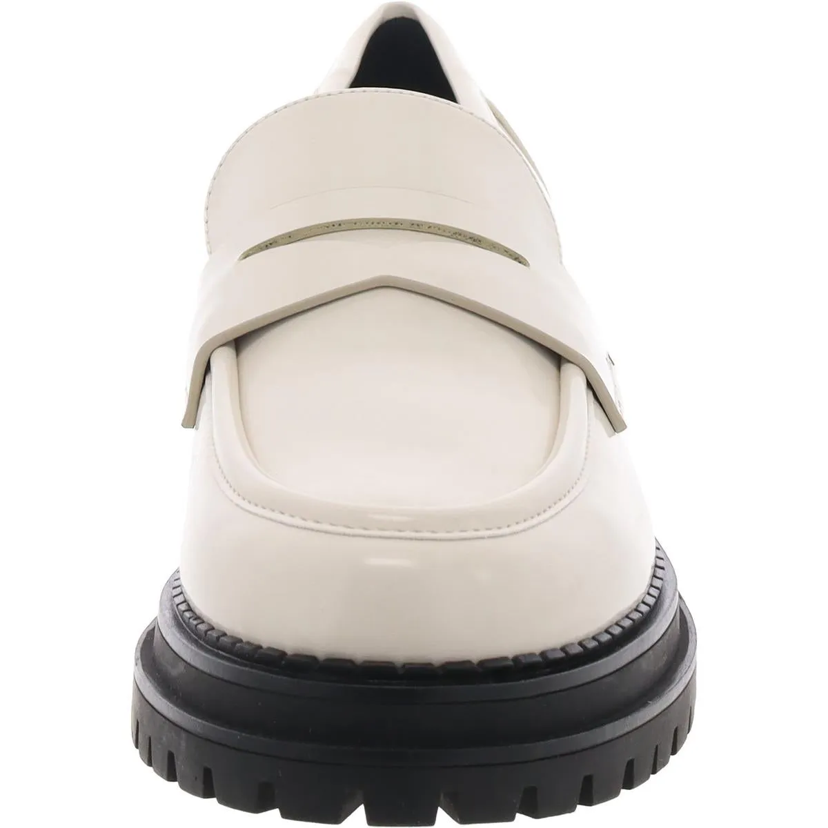 Grant Womens Patent Metallic Loafers