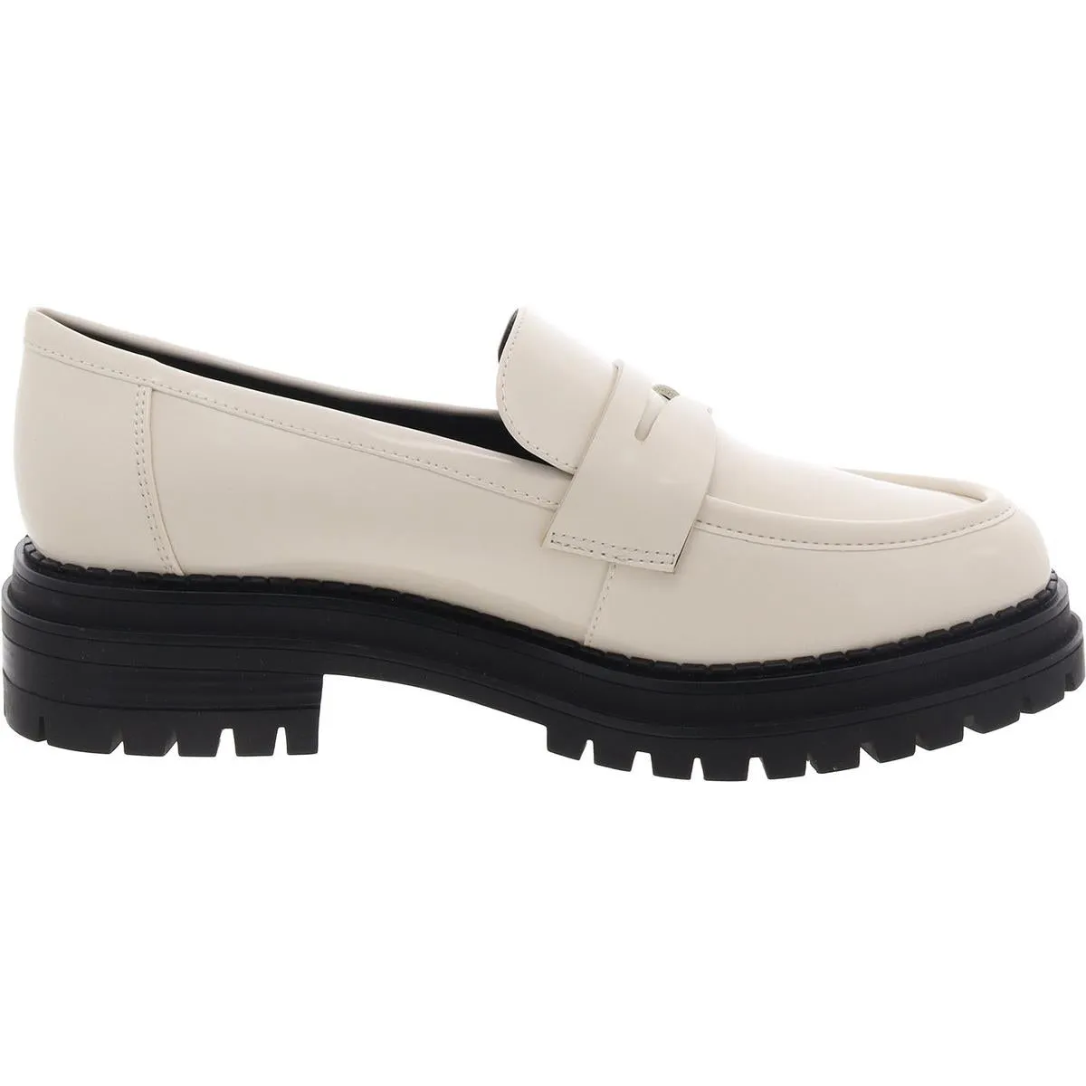 Grant Womens Patent Metallic Loafers