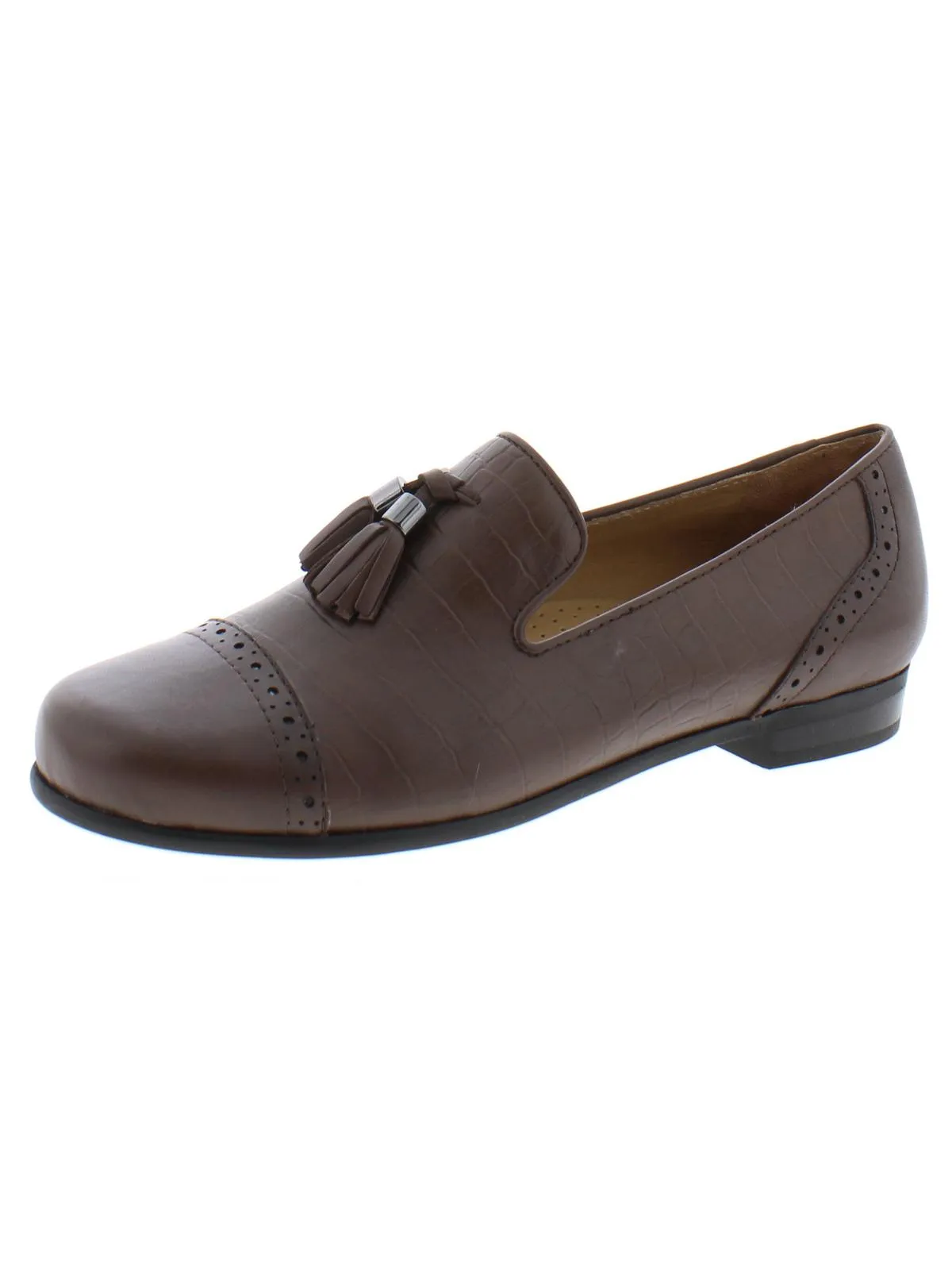 Hadley Womens Leather Tassel Loafers