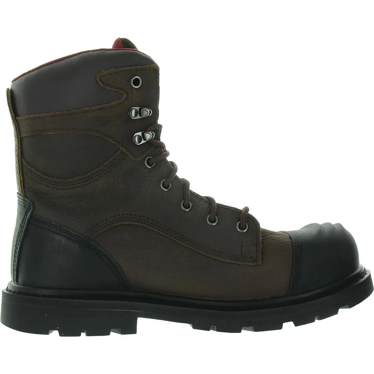Hammer Mens Composite Toe Leather Combat & Lace-Up Boots